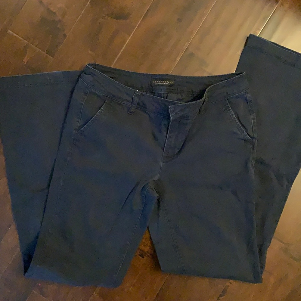 Aeropostale classic twill pant size 8 long
